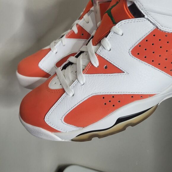 Nike Air Jordan 6 VI size 11 Retro Gatorade 384664-145 Orange white mid-top Men main image 15